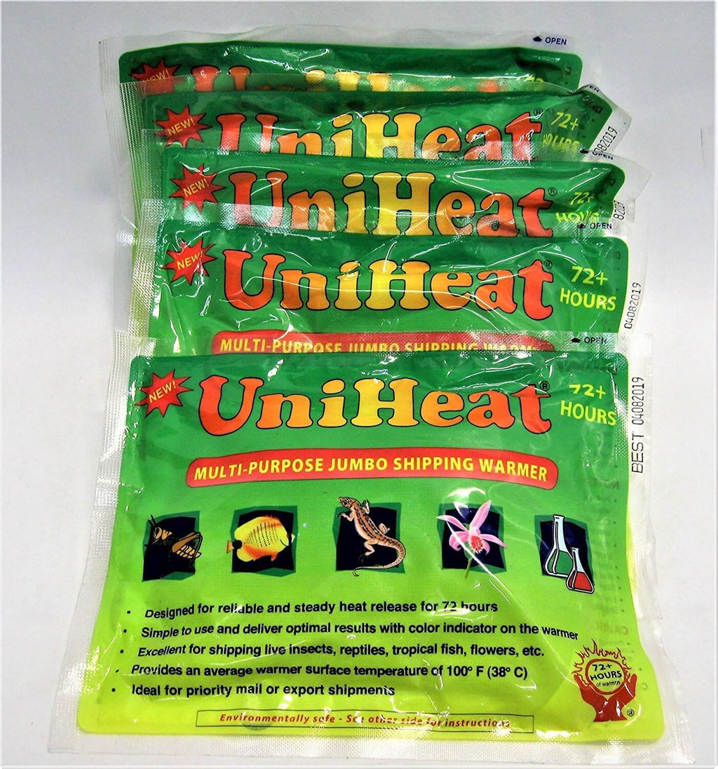 Stack of UniHeat 72-hour shipping heat packs
